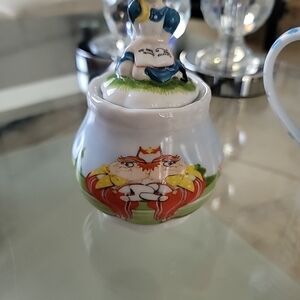 Colorful Ceramic Jar with Lid